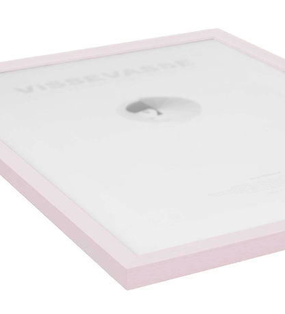 Vissevasse Tavelram - Trä - 50x70 cm - Rosa