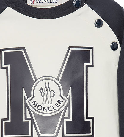 Moncler Bluse - Weiß/Navy