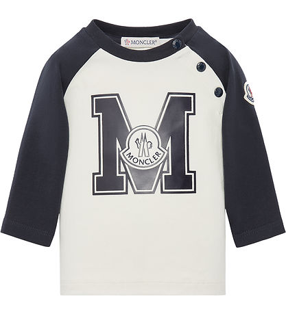 Moncler Bluse - Weiß/Navy