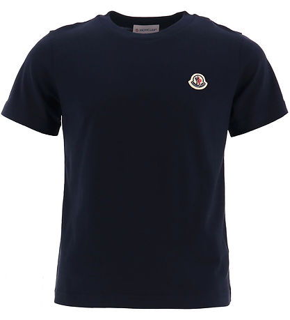 Moncler Stuttermabolur - Dökkblátt