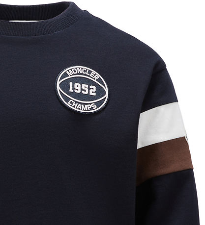 Moncler Bluse - Medium+ Blue/Weiß