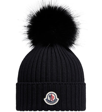 Moncler Pipo - Villa - Musta m. Pom pom