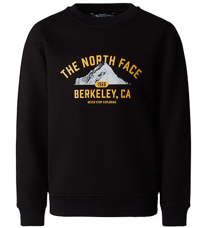 The North Face Sweatshirt Varsity Graphic Black Orange KW IE
