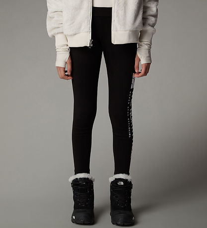 The North Face Leggings - Vertical Graphic - Black