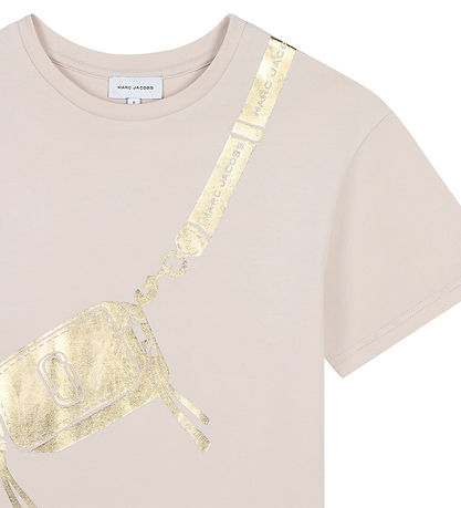 Little Marc Jacobs Kjóll - Sandur/Gull M. Taska