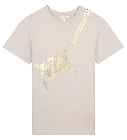 Little Marc Jacobs Kjóll - Sandur/Gull M. Taska