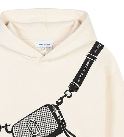 Little Marc Jacobs Hoodie - Sand/Black w. Bag