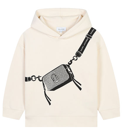 Little Marc Jacobs Hoodie - Sand/Black w. Bag