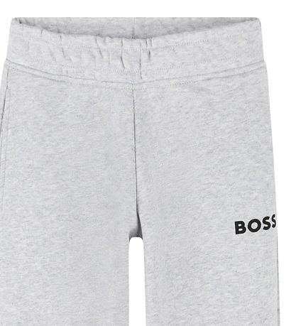 Boss grey joggers best sale