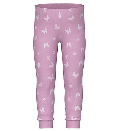 Name It Pyjama Set - Noos - Rib - NmfNightset - Pink Lavender