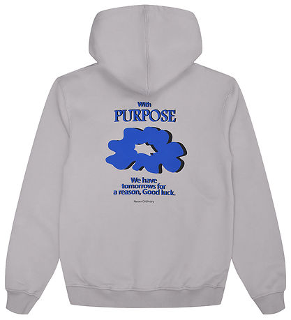 Hound Kapuzenpullover - Light Grey m. Print