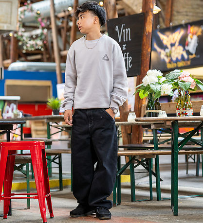 Hound Sweatshirt - Light Grey w. Print