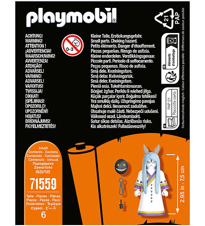 Playmobil Naruto - Kaguya - 71559 - 6 Partar