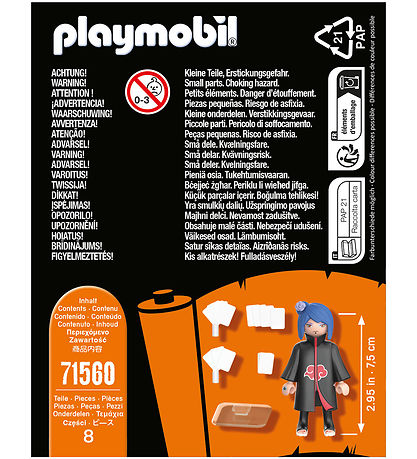 Playmobil Naruto - Konan - 71560 - 8 Parts