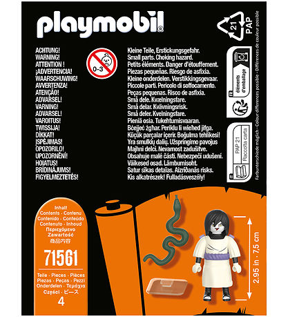 Playmobil Naruto - Orochimaru - 71561 - 4 Parts