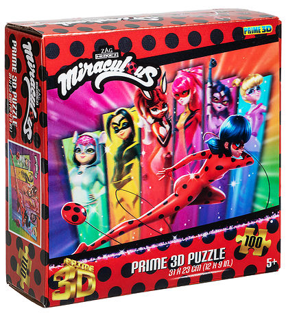 Prime 3D Puzzle Pussel - 3D - 100 Delar - Mirakulöst