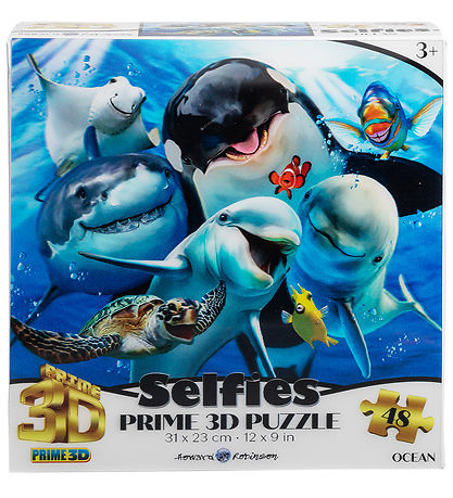 Prime 3D Puzzle Jigsaw Puzzle - 3D - 48 Bricks - Ocean Selfie