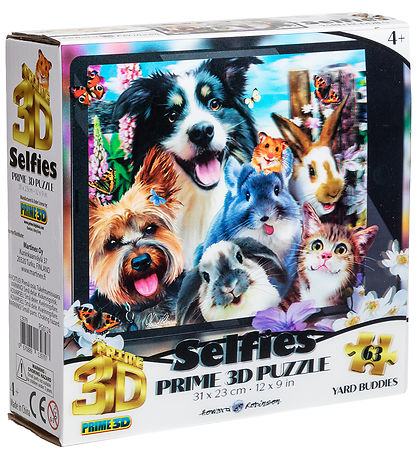 Prime 3D Puzzle Jigsaw Puzzle - 3D - 63 Bricks - Yard Buddies
