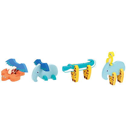 Ludi Foam puzzle game - 3D - 18 Bricks - Animals