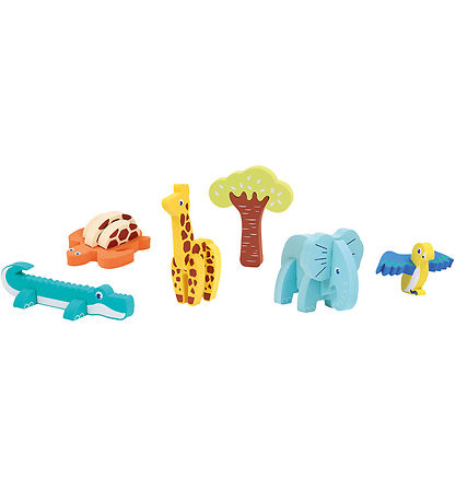 Ludi Foam puzzle game - 3D - 18 Bricks - Animals