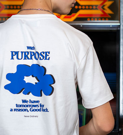 Hound T-shirt - Off White w. Print