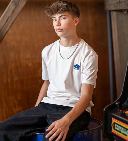 Hound T-shirt - Off White w. Print