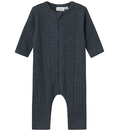Name It Náttföt - ull - NbmWang - Ombre Blue