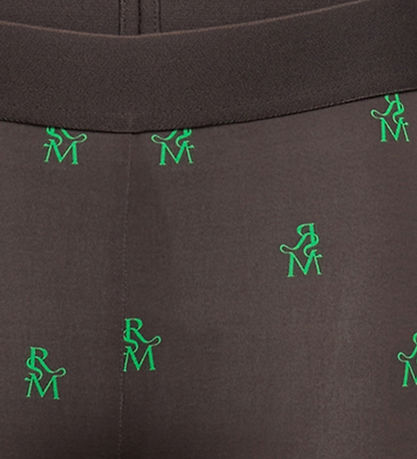 Rosemunde Leggings - Rsmn Monogram Green Print