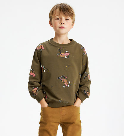 The New Sweatshirt - TnLexington - Ivy Green Hot Dog AOP