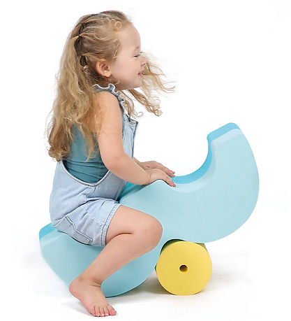 Ludi Motor blocks - Foam - Blue/Yellow