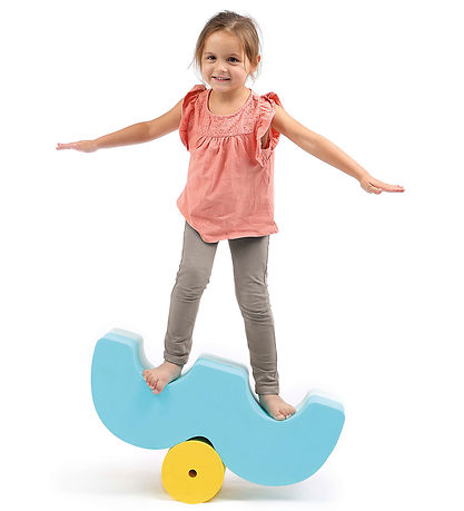 Ludi Motor blocks - Foam - Blue/Yellow