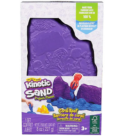 Kinetic Sand Beach Set - 227 g - Coral Reef