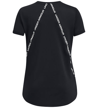 Under Armour T-Shirt - Knockout - Schwarz m. Logo-Streifen