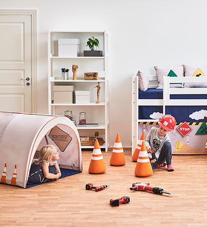 Hoppekids Zapfenset - 3er-Pack - Orange/Weiß
