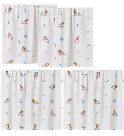 Hoppekids Halvhöga gardiner Säng - 70x160 cm - Little Mermaid