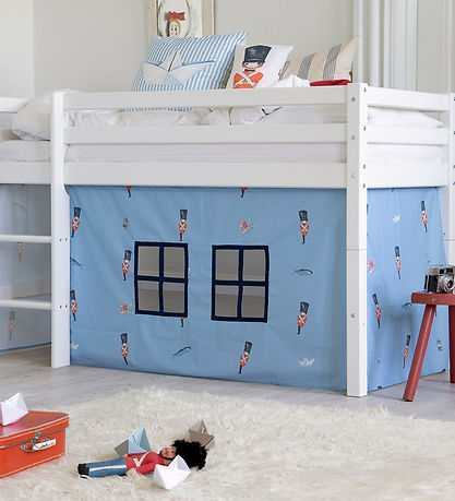 Hoppekids Half-height curtains Bed - 70x160 cm - Tin Soldier