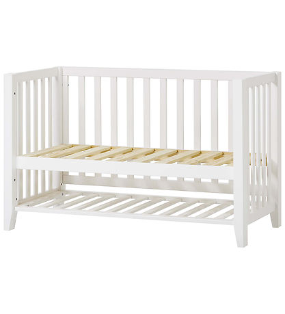 Hoppekids Babybett - Anton - 129x69x81 cm - Weiß
