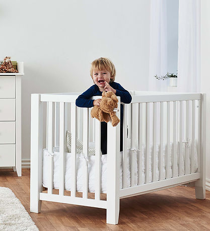 Hoppekids Babybett - Anton - 129x69x81 cm - Weiß