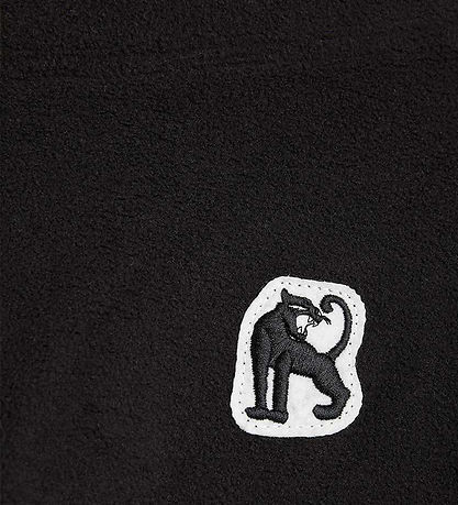 Mini Rodini Fleecehose - Schwarz m. Panther