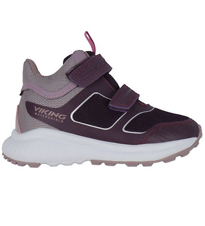 Viking Stígvél - Aery Mid WP 2V - Aubergine/Dusty Pink
