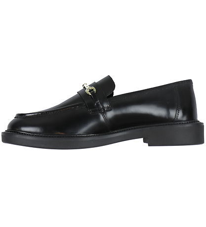 Steve Madden Shoe - Huddles Loafer - Black Leather