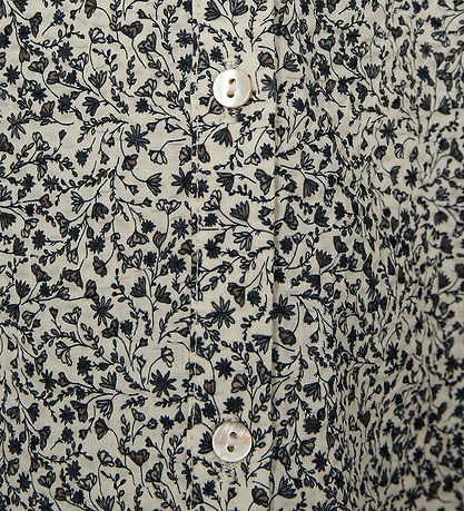 Sofie Schnoor Bluse - Antique White m. Blumen