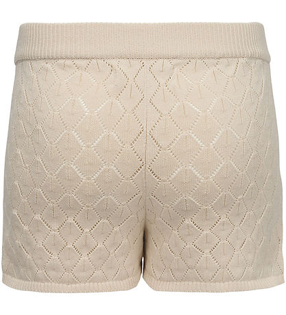 Sofie Schnoor Shorts - Knitted - Jumana - Off White w. Pointelle