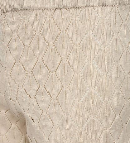 Sofie Schnoor Shorts - Knitted - Jumana - Off White w. Pointelle