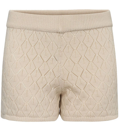 Sofie Schnoor Shorts - Knitted - Jumana - Off White w. Pointelle