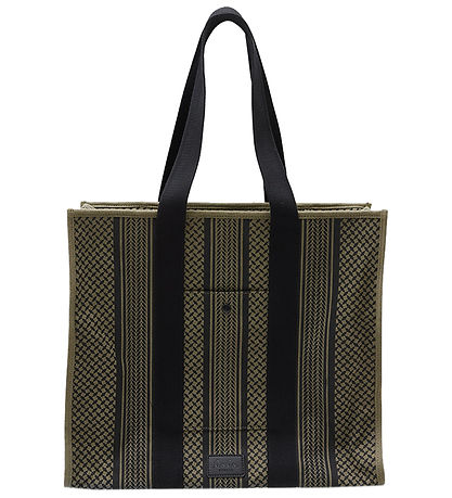 Lala Berlin Shopper - Mason - Olive/Black