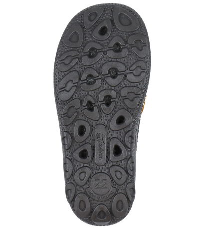 Superfit Slippers - Wool - Grey/Orange