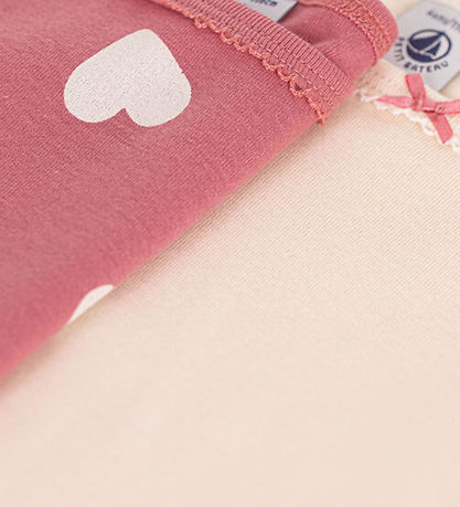 Petit Bateau Unterhemd - 2er-Pack - Rosa/Creme