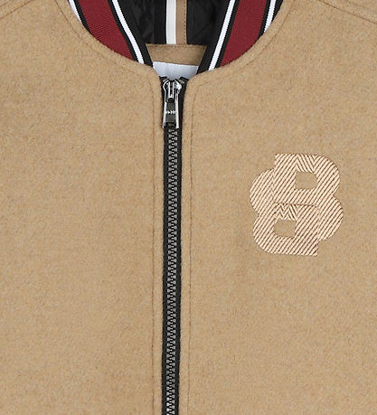 BOSS Jacket - Wool - Cookie w. Black/Red