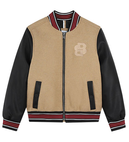 BOSS Jacket - Wool - Cookie w. Black/Red